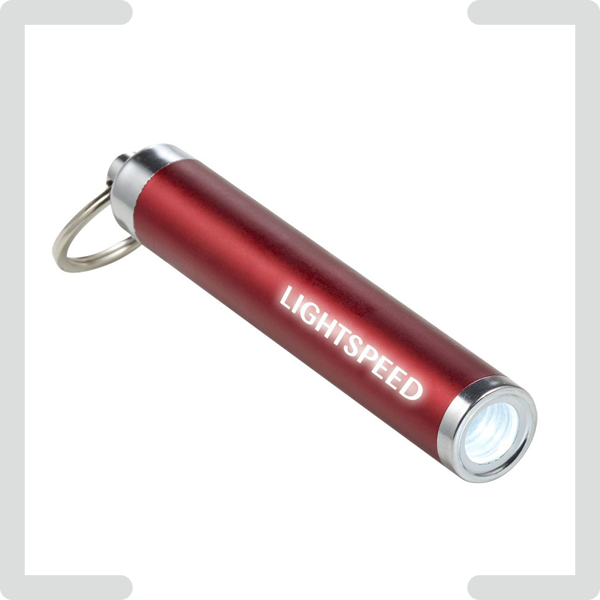LED-Schlüsselanhänger mit Werbeprint