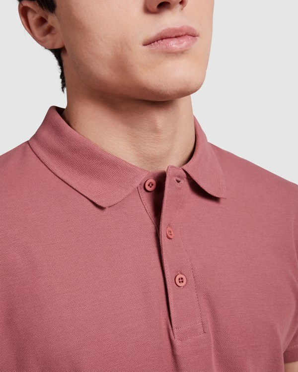 POLO-SHIRT STAR S/L GRANATROT