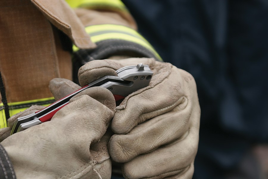 Rettungsmesser 'Rescue', rot