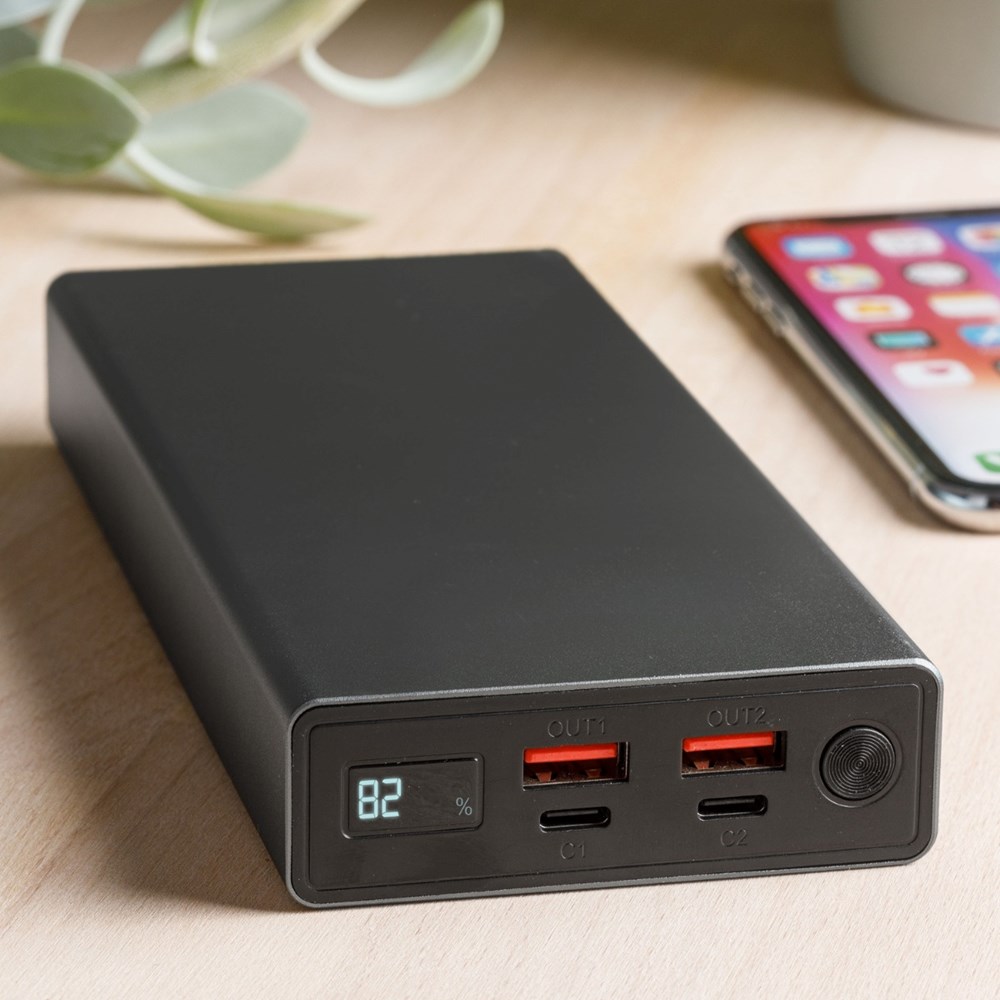 Powerbank Wegener-Schwarz-20000 mAh