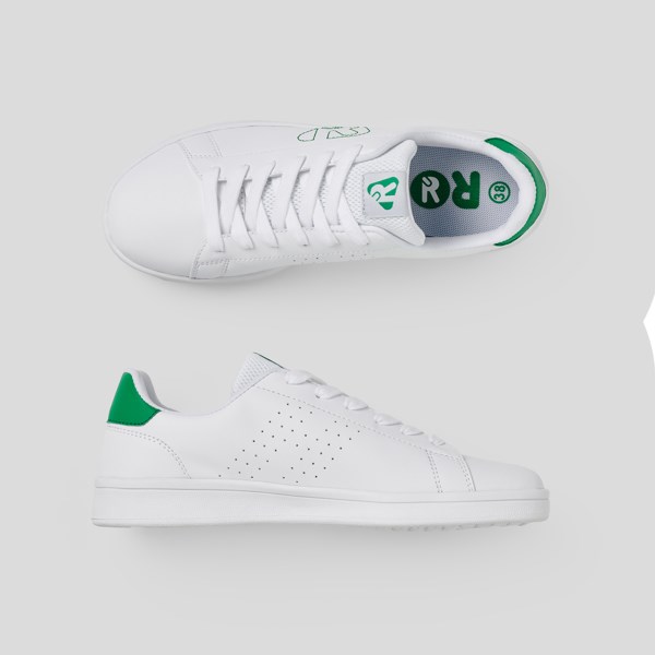 OWENS SPORT SHOES S/41 WHITE/TROPICAL GREEN