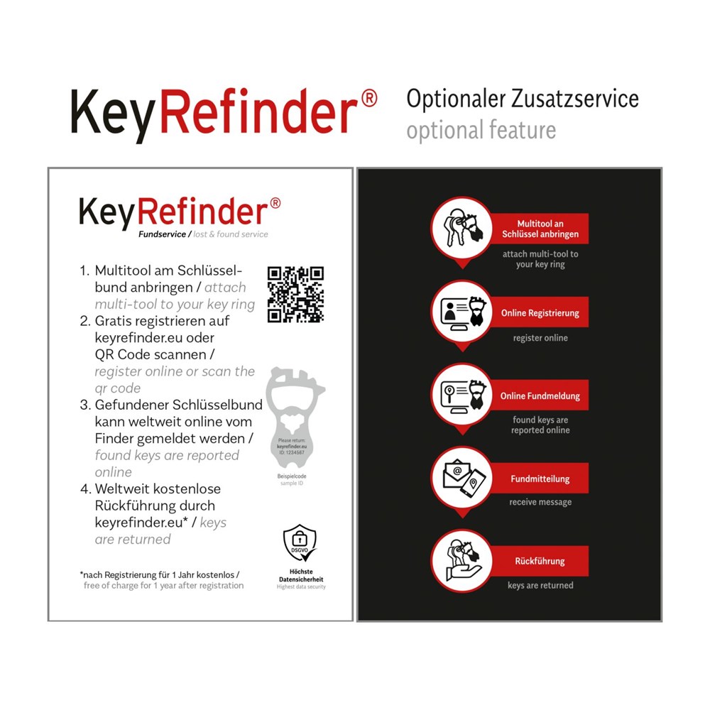 ROMINOX® Key Tool // Cargo Ship - 19 functions (Containerschiff)