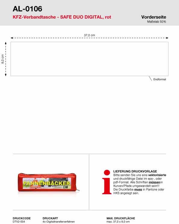 Kfz-Verbandtasche Safe Duo Digital