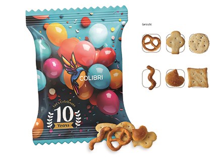 Party Mix Werbetüte 10 g  ,  Inhalt:  Party Mix