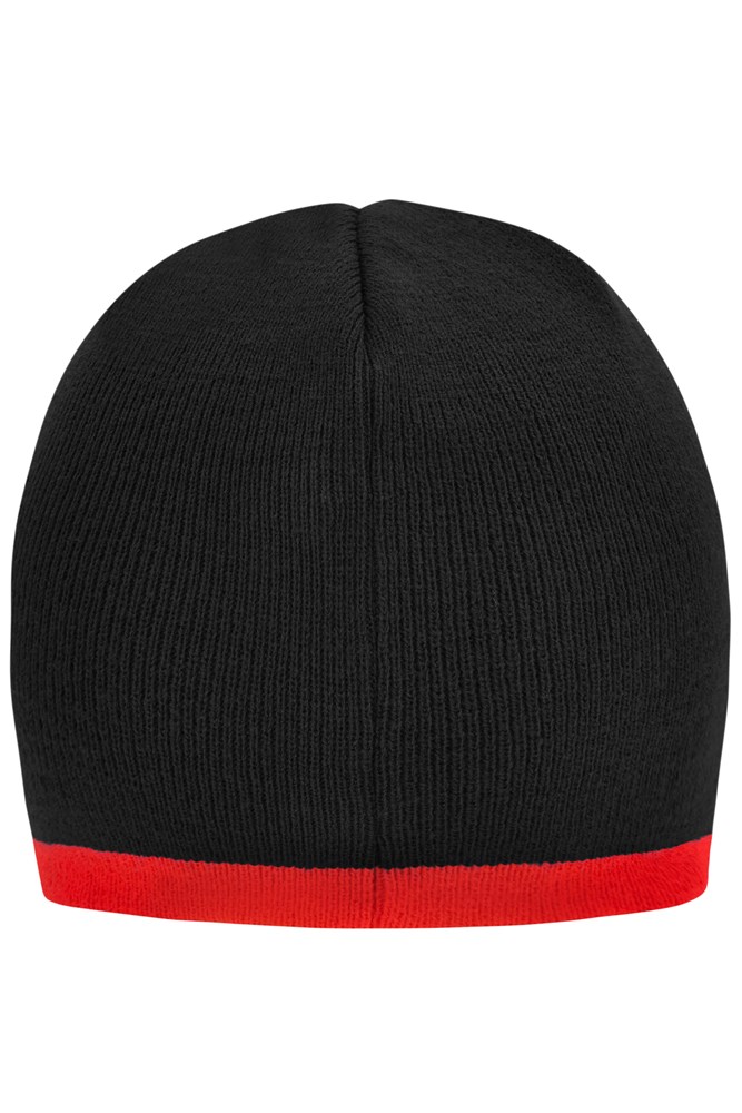 Beanie with Contrasting Border