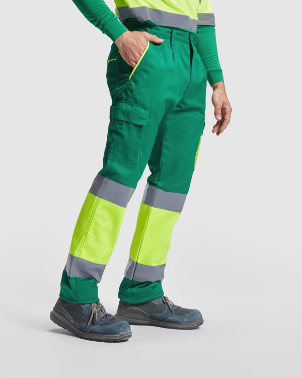 AV ENIX WINTER PANTS S/46 GARDEN GREEN/FLUOR YELLOW