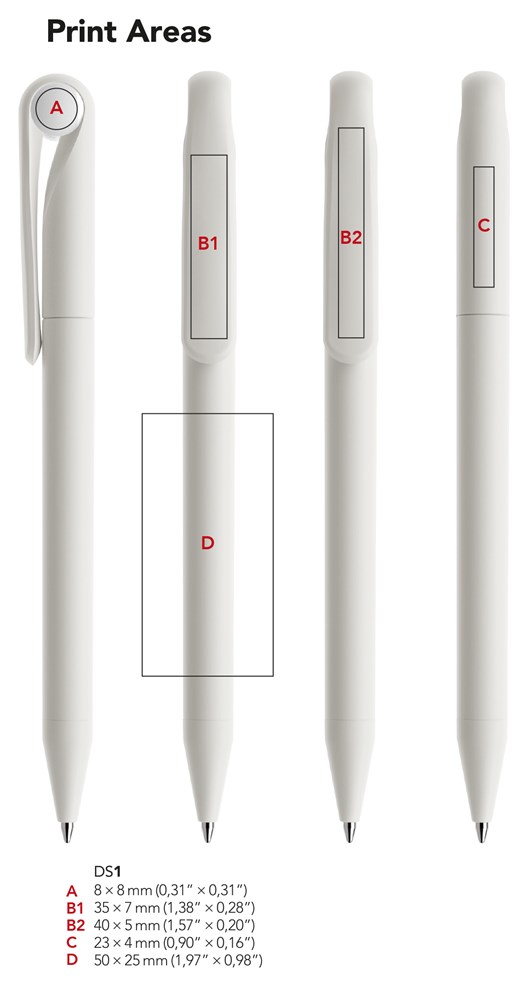 Prodir DS1TFS Gefrostet mit satinierter MetallspitzeAnthrazit gefrostet