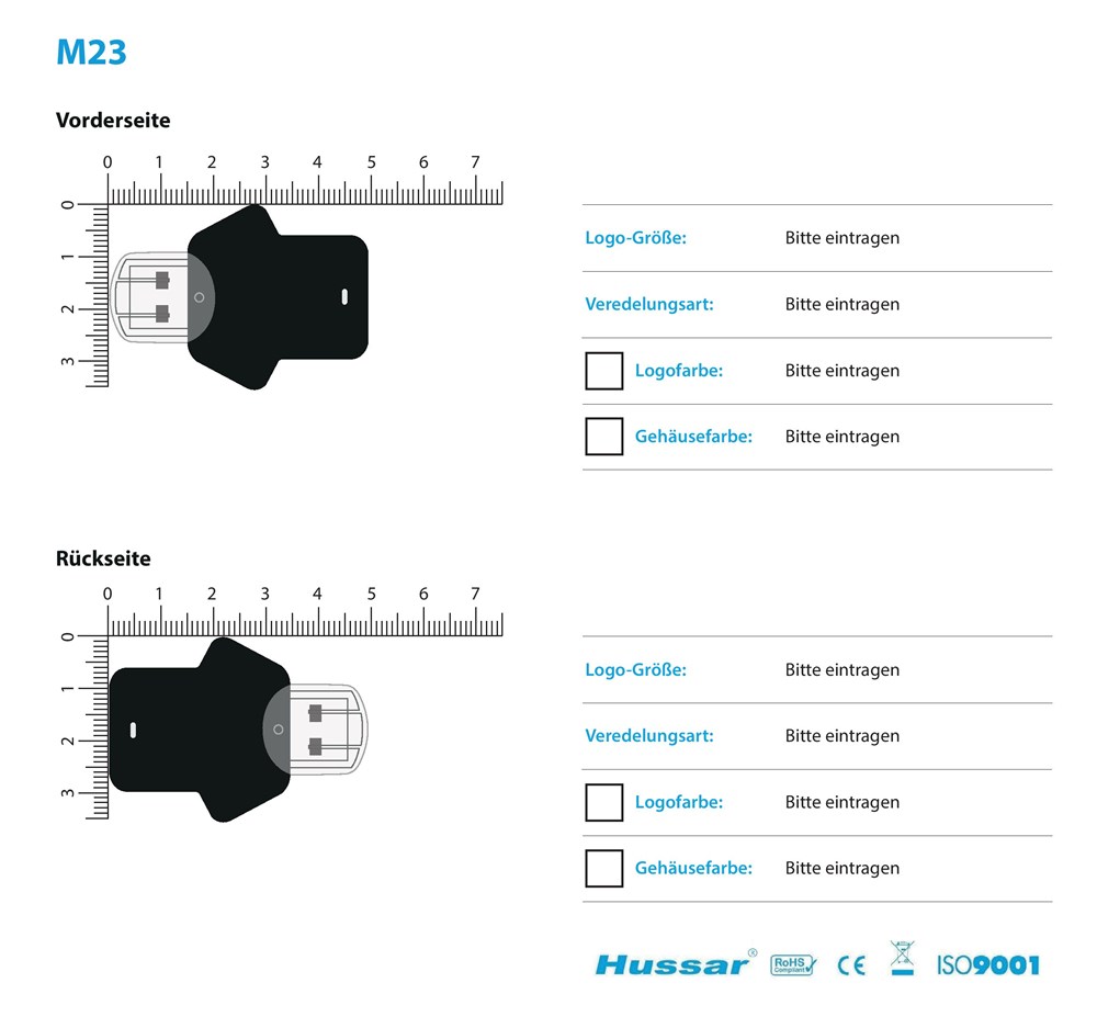 USB-Stick M23 USB 2.0 Flash Disk   1 GB RotRotUSB 2.0 Flash Disk 1 GB