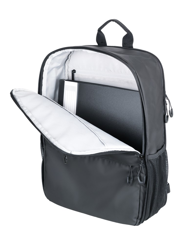 TROIKA Laptop-Rucksack TROIKA BLACK EXPANDABLE