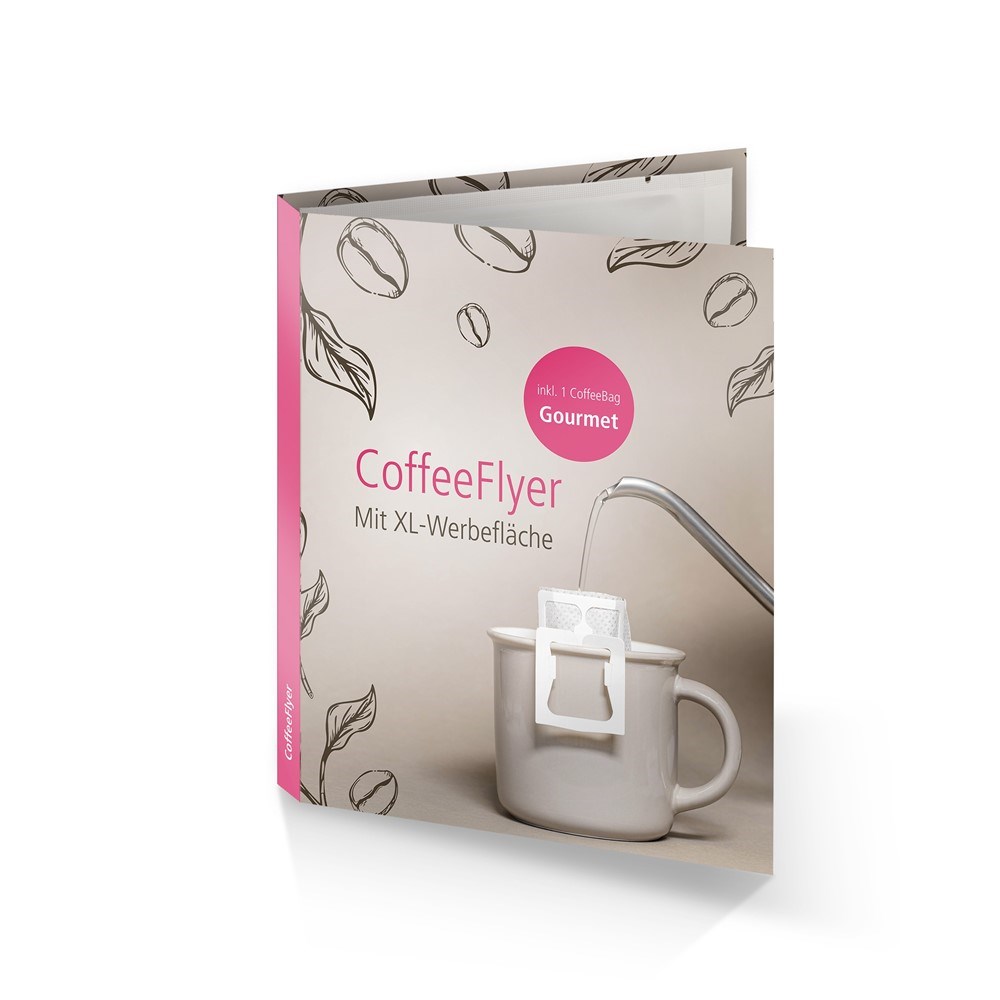 CoffeeFlyer - Gourmet - weiß