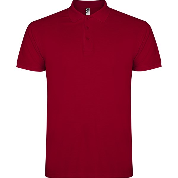 POLO-SHIRT STAR S/L GRANATROT