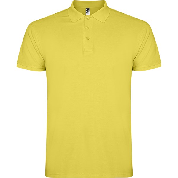 STAR POLO SHIRT S/XXL CORN YELLOW