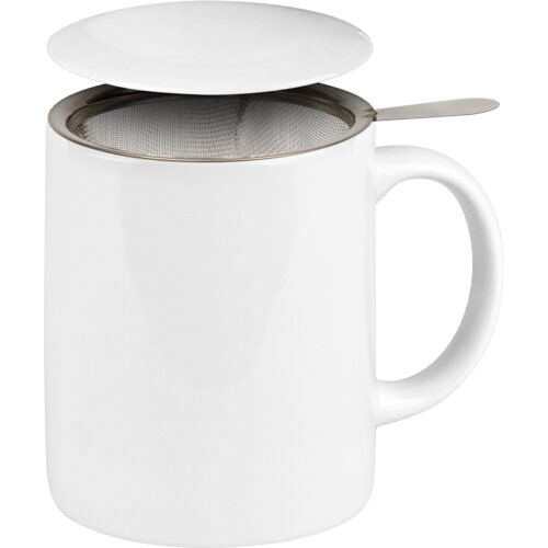 KÖNITZ Teetasse KC2 mit Deckel und Sieb - Porzellan