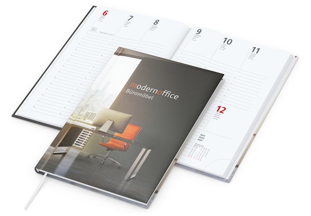 Wochenkalender Prestige Bestseller inkl. 4C-Druck, matt-individuell