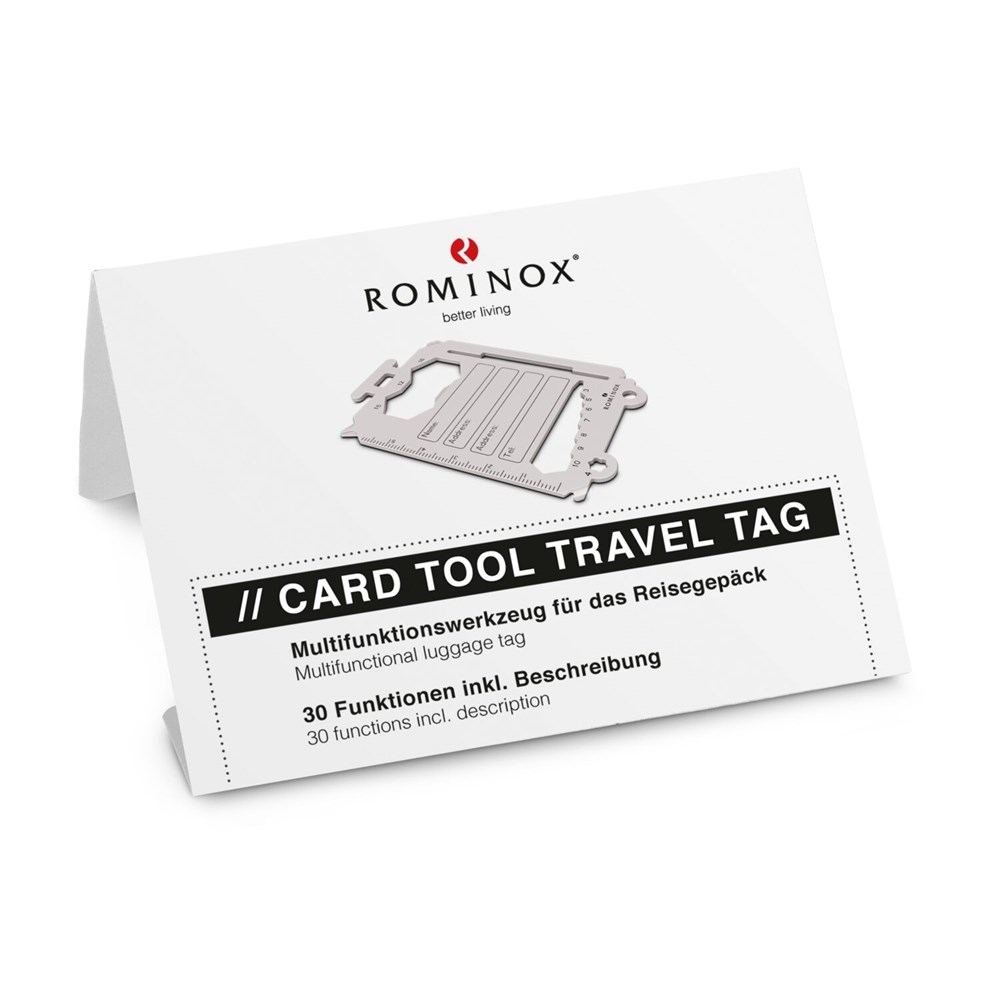 ROMINOX® Card Tool // Travel Tag - 30 Funktionen