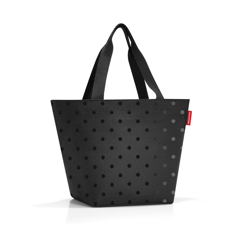 shopper M glossy dots black