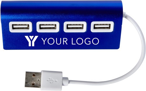 USB-Hub aus Aluminium Leo