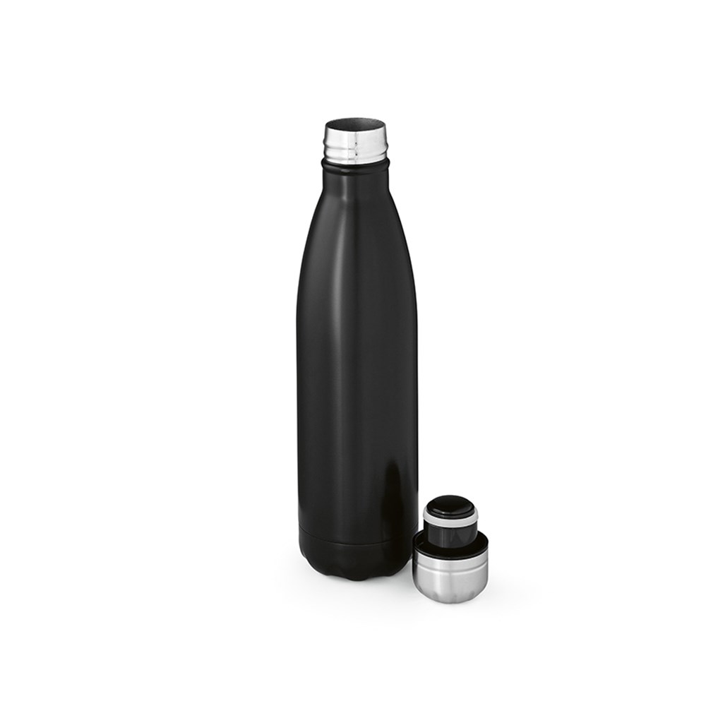 Mississippi 800 Trinkflasche recy. Edelstahl 810 ml  - Schwarz