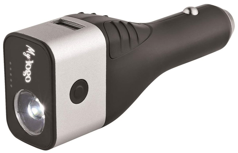 Metmaxx® USB-Autoadapter "CarCharge&PowerLogo" 
