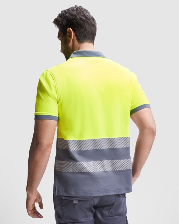 AV ATRIO POLO SHIRT S/M GARDEN GREEN/FLUOR YELLOW