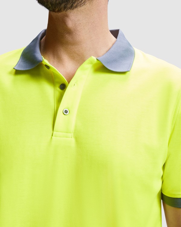 AV ATRIO POLO SHIRT S/M GARDEN GREEN/FLUOR YELLOW