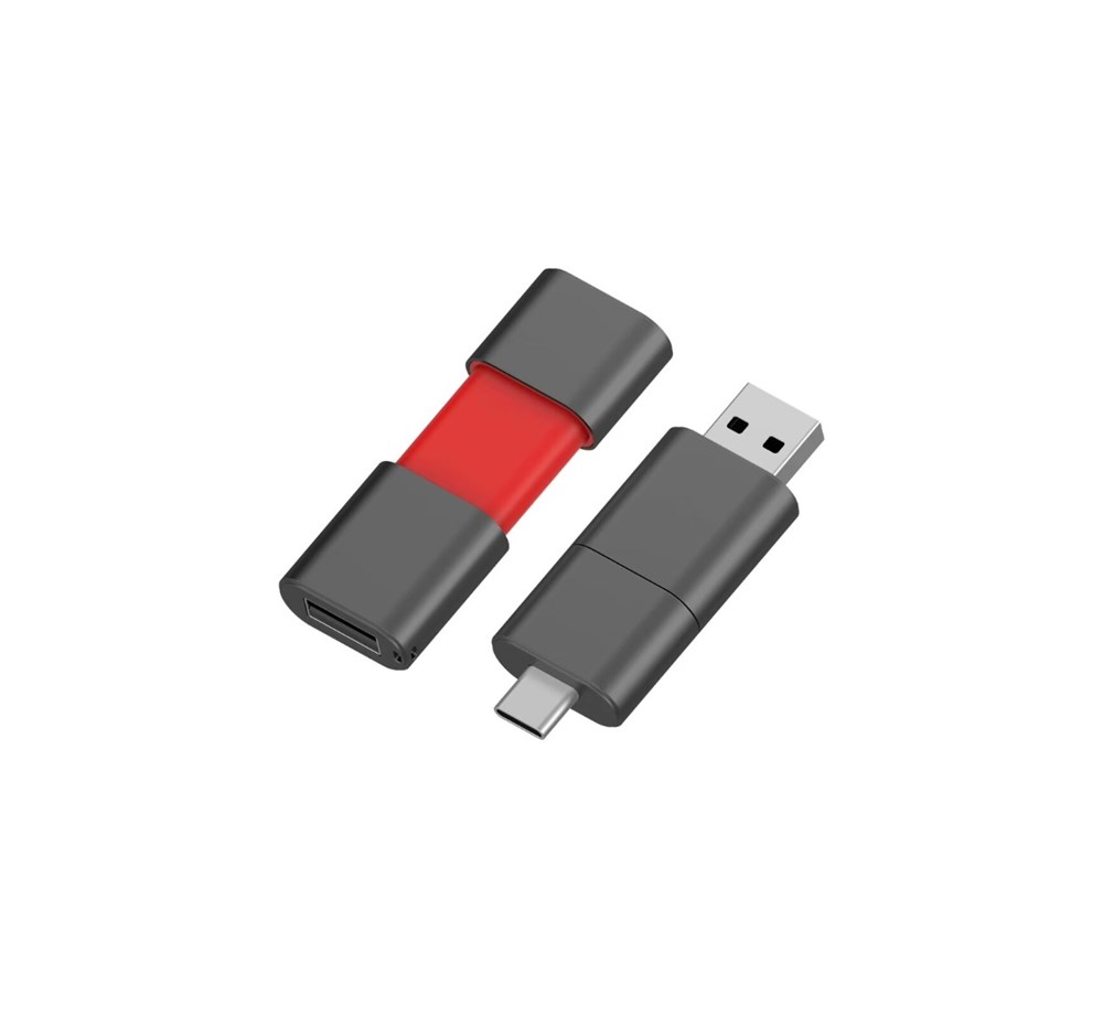 USB-Stick ZenDrive Type A-C-Rot-32 GB