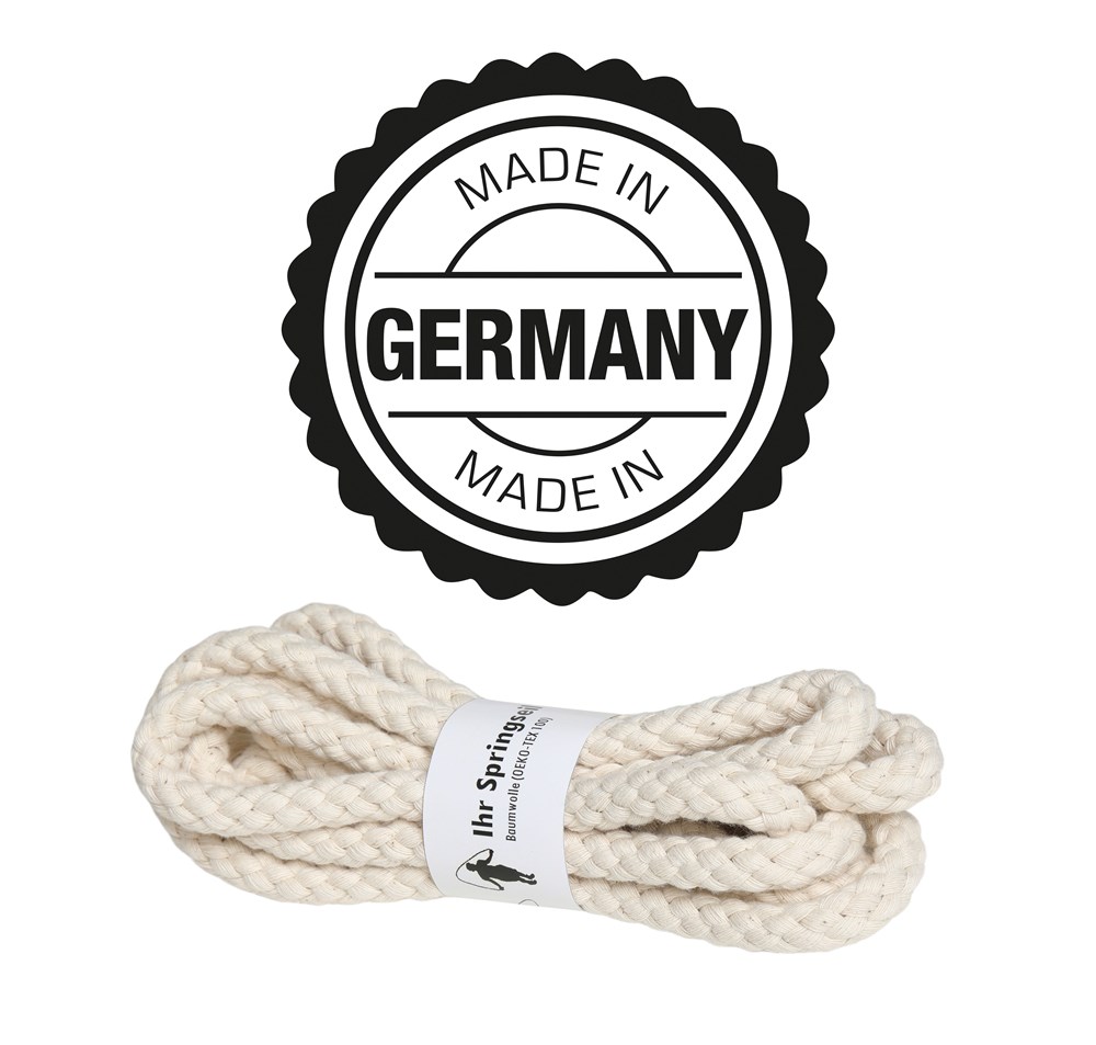 Springseil "Made in Germany" - Baumwolle natur