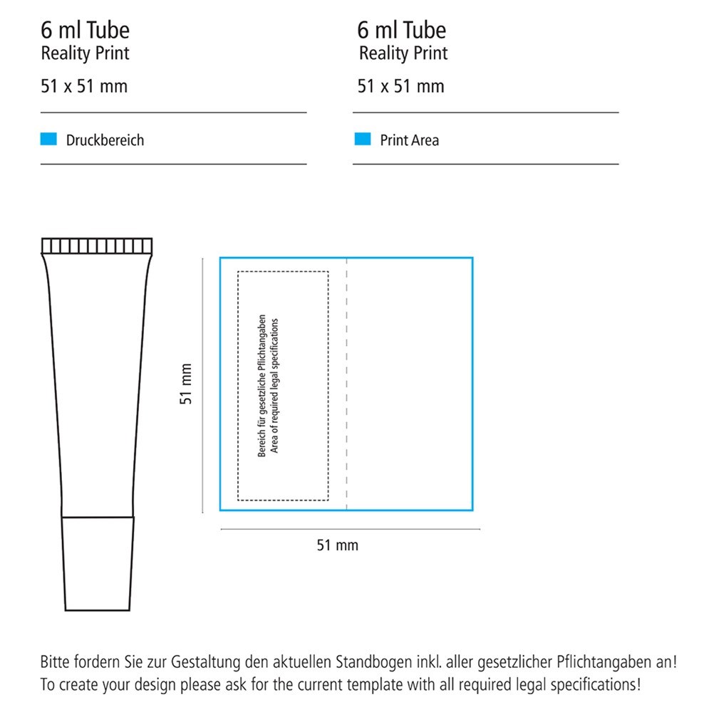 Lippenbalsam, 6 ml (weiß)