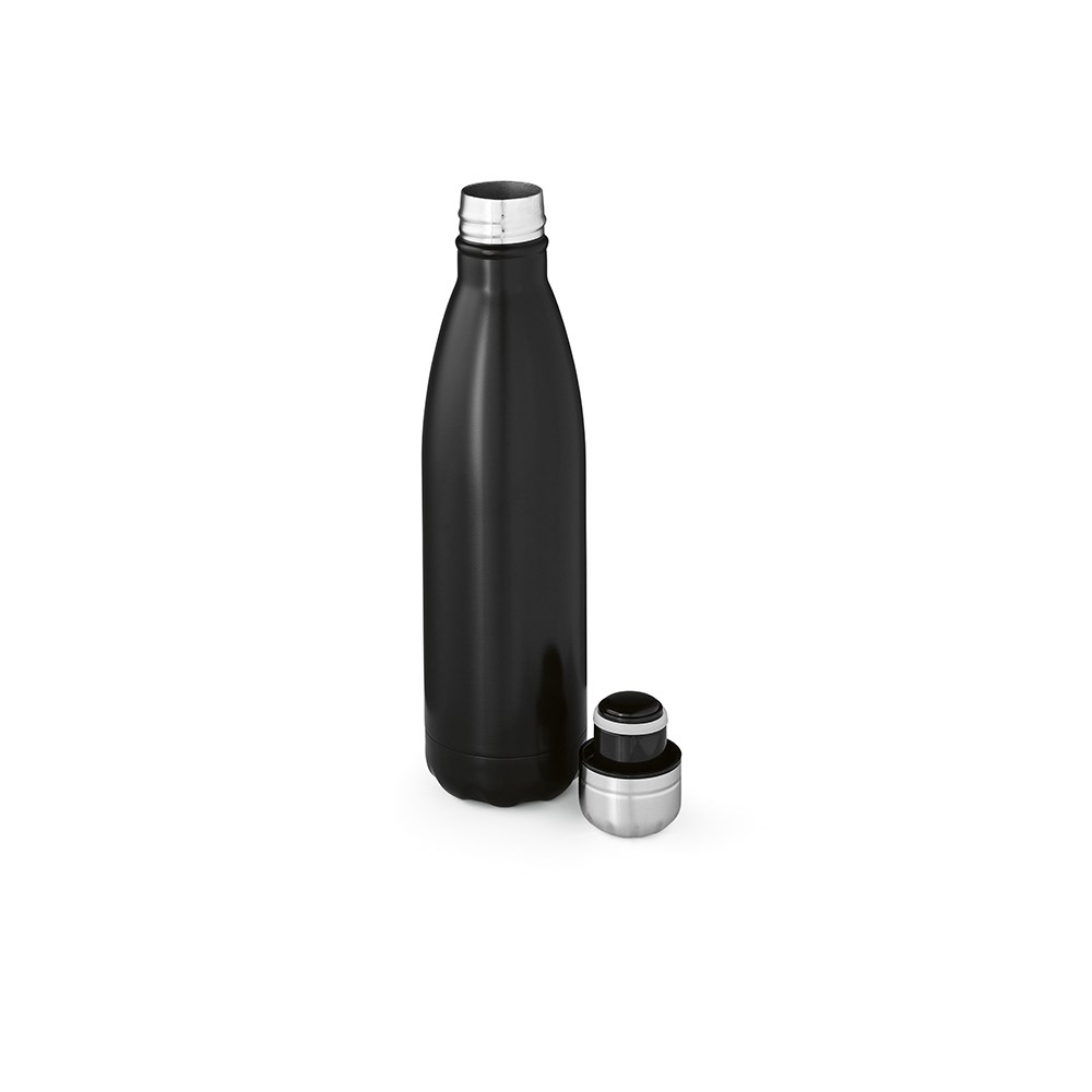 Mississippi 800 Trinkflasche recy. Edelstahl 810 ml  - Schwarz