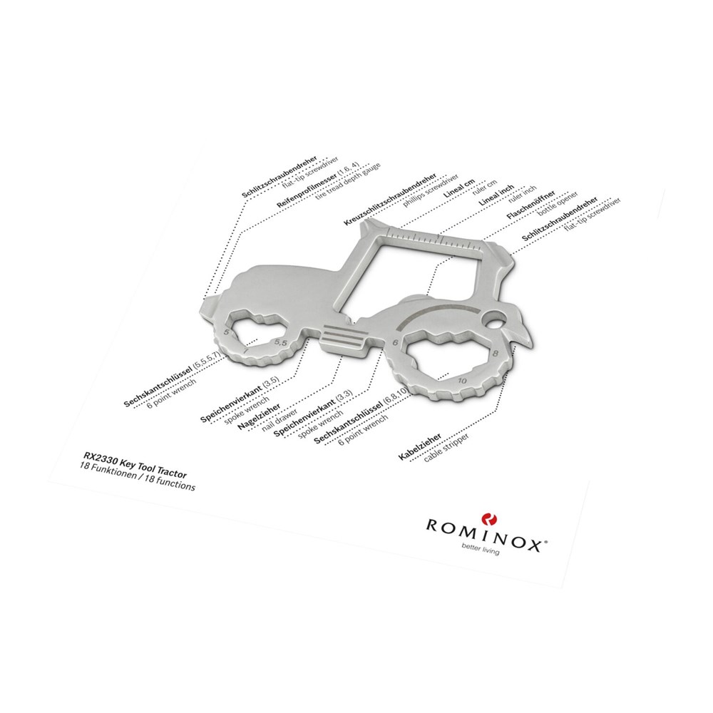 ROMINOX® Key Tool // Tractor - 18 functions (Traktor)