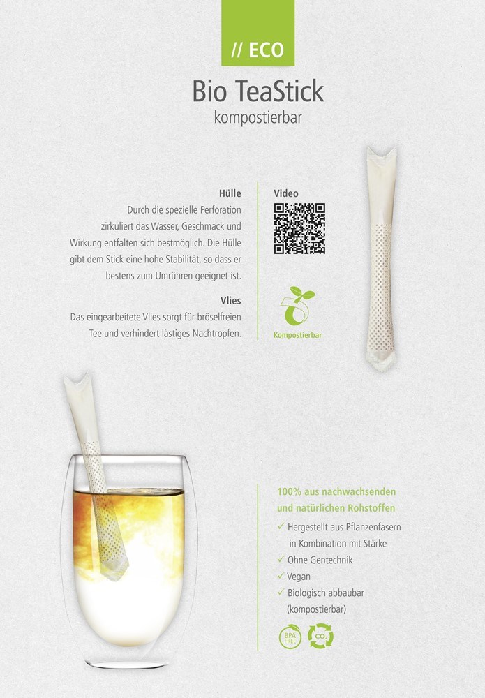 TeaFlyer XL inkl. 1 BIO TeaStick "Individ. Design"