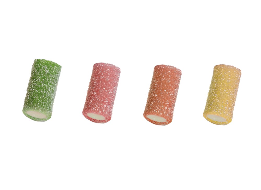 HARIBO Rainbow Fizz Werbetüte 2 Stück  ,  Inhalt:  HARIBO Rainbow Fizz