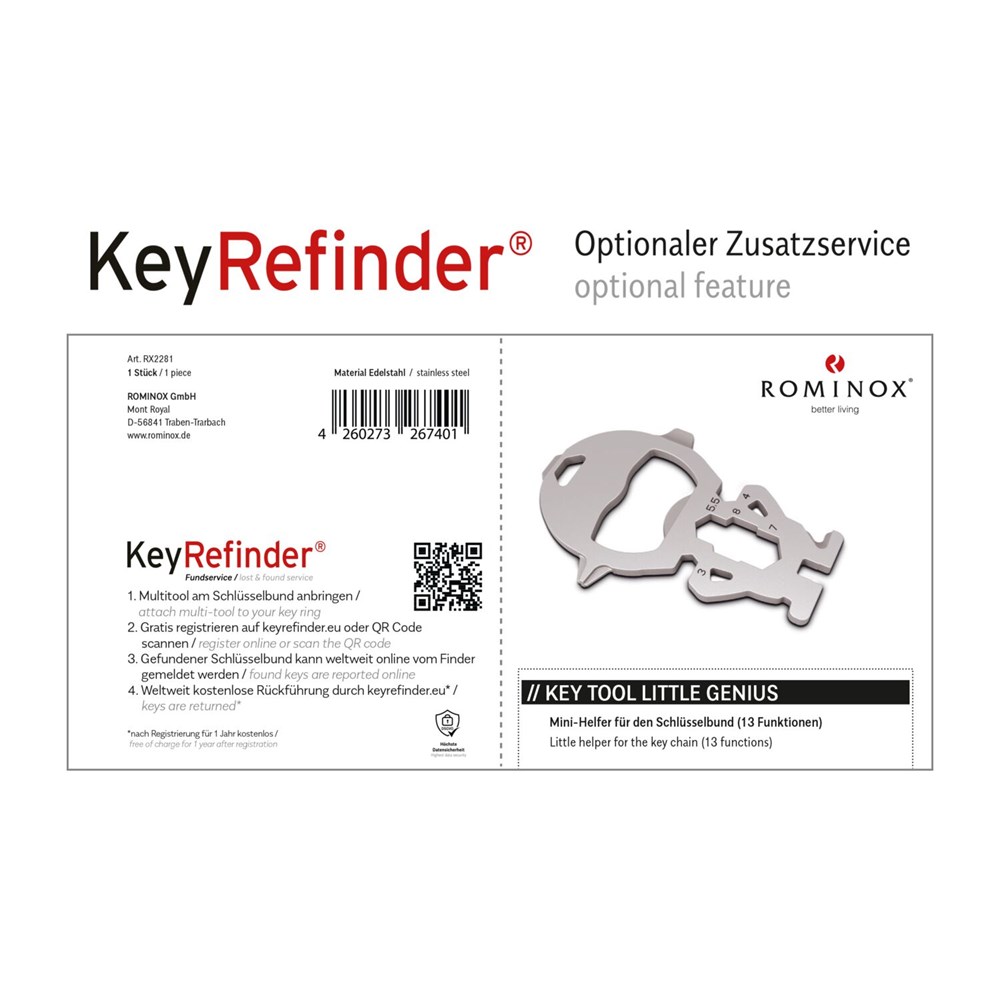 ROMINOX® Key Tool // Little Genius - 13 Funktionen (Arbeiter)