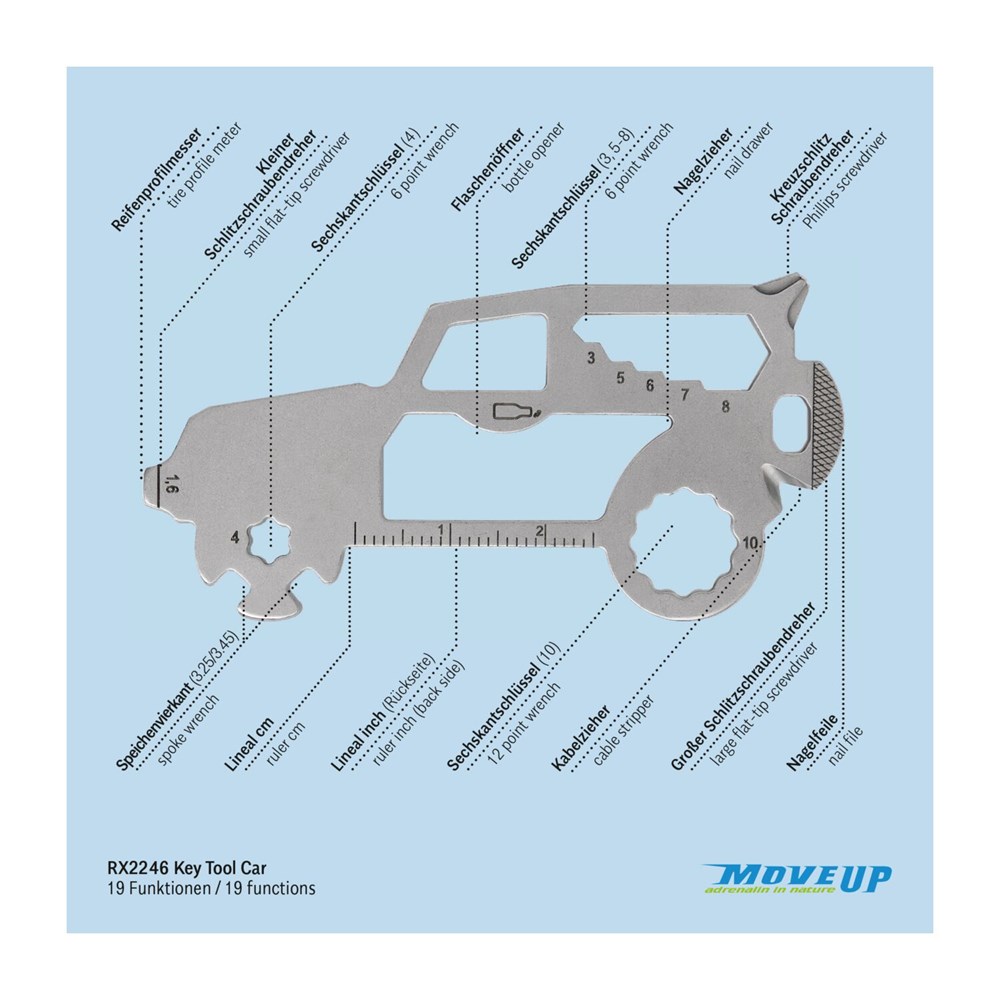 ROMINOX® Key Tool // SUV - 19 features (Auto)