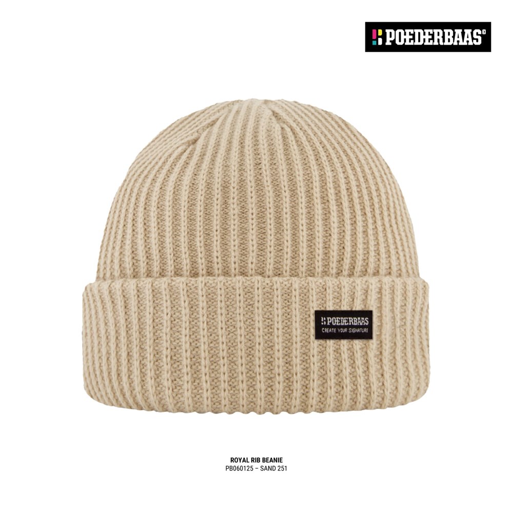 Poederbaas Royal Rib Beanie