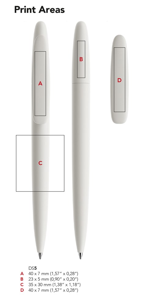 Prodir DS5 TTC Transparent mit verchromter MetallspitzeLindgrün transparent