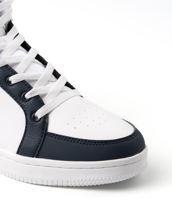 SPACE SHOES S/46 WHITE/NAVY BLUE