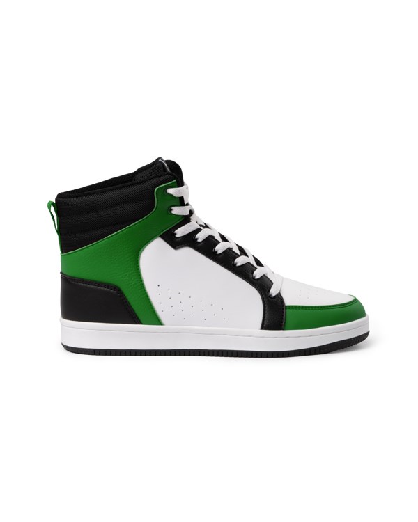 SPACE SHOES S/37 BLACK/WHITE/BOTTLE GREEN