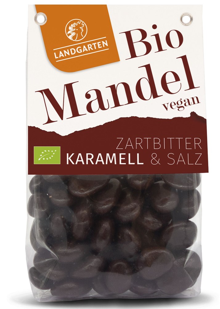 Bio Mandeln in Zartbitterschokolade