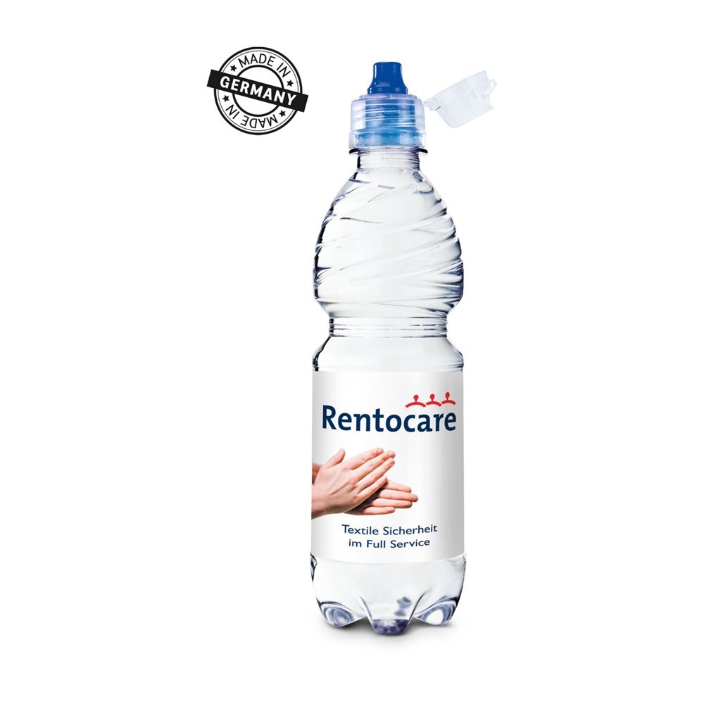 500 ml PromoWater mit Sportscap - Mineralwasser