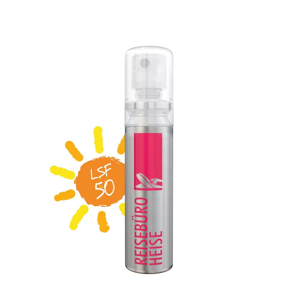 Sonnenschutzspray (LSF 50), 20 ml, No Label Look (Alu Look)