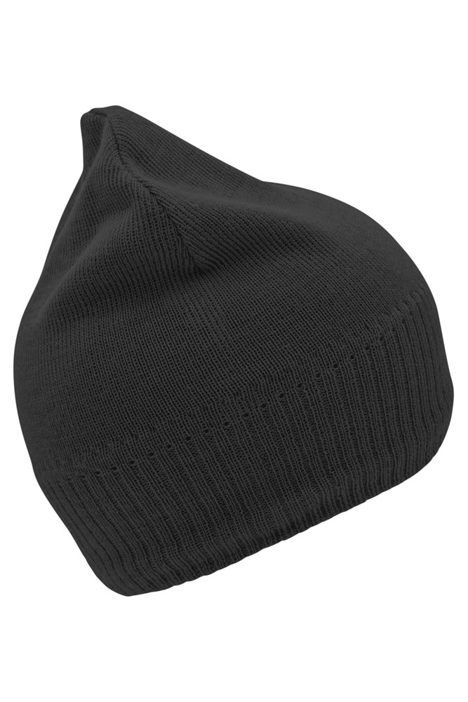 Knitted Beanie with Fleece Inset