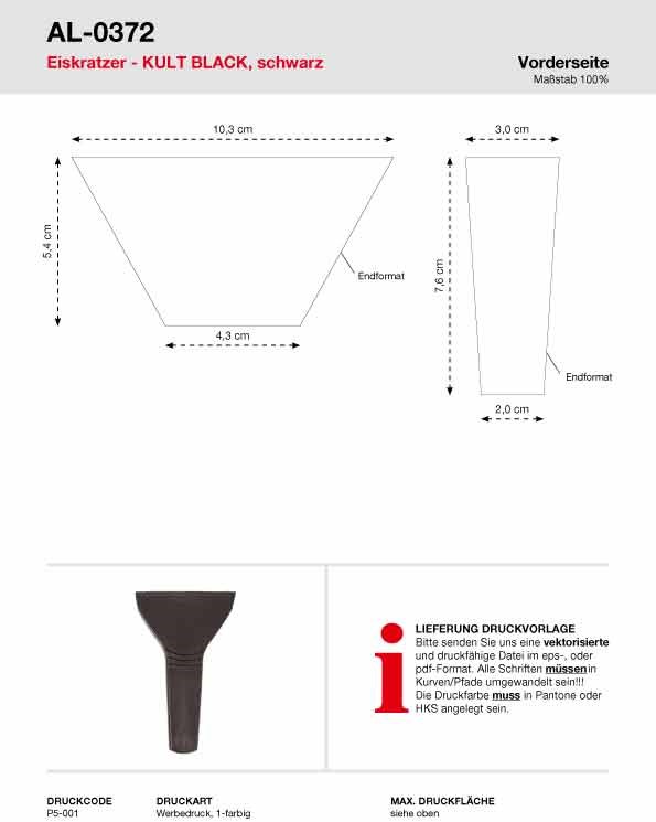 Eiskratzer KULT BLACK