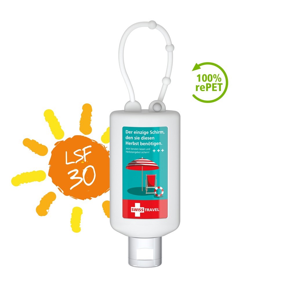 Sonnenmilch LSF 30, 50 ml Bumper frost, Body Label (R-PET)