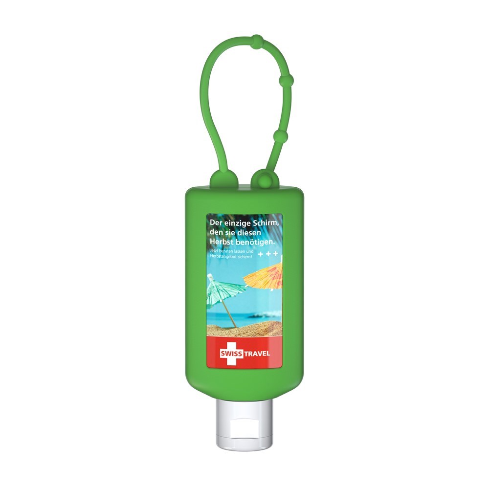 Sonnenmilch LSF 30 (sens.), 50 ml Bumper (grün), Body Label (R-PET)