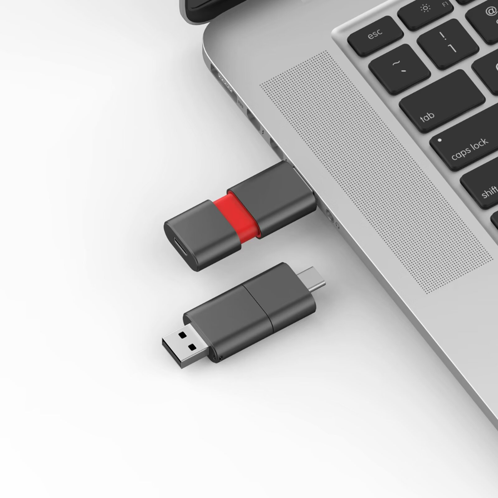 USB-Stick ZenDrive Type A-C-Rot-32 GB