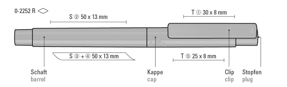 RECYCLED PET PEN PRO R, mittelgrün