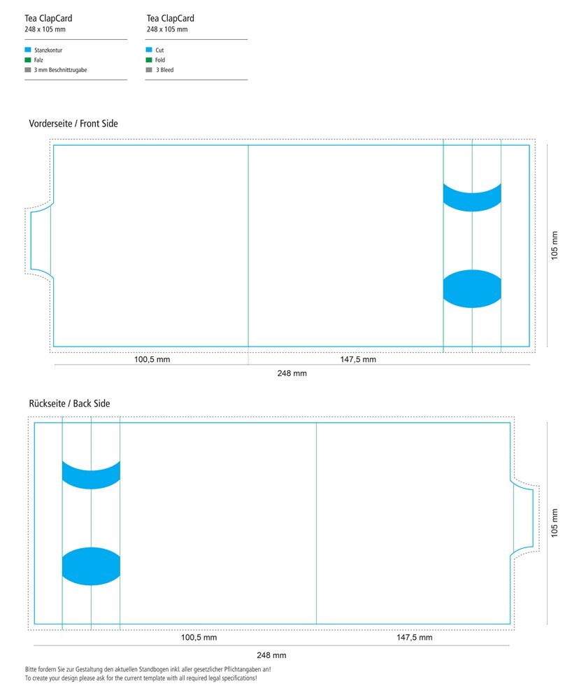 ClapCard inkl. 1 TeaStick "Individ. Design"