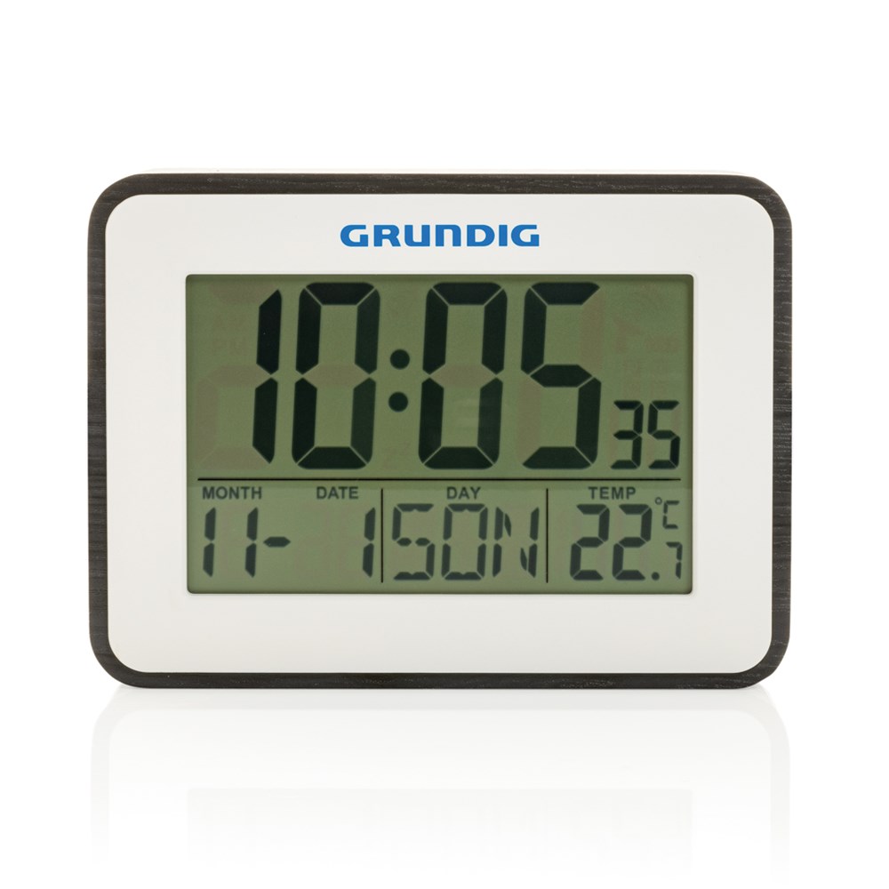 Grundig Thermometer, Wecker und Kalender